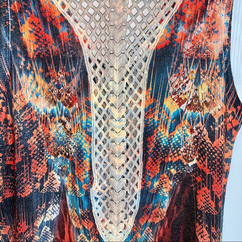 Be Vocal Multicolor Sleeveless Dress SzXL - Picture 3 of 3